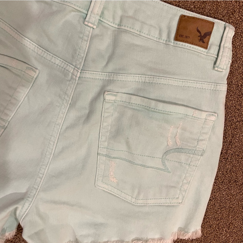 5 for $25 ❄️ American Eagle Mint Green Shorts Size 2 - Picture 5 of 7